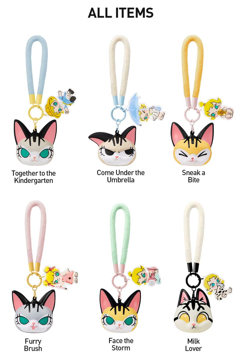 POP MART Baby Molly & Baby Tabby Series-Pinch Pendant Blind Box