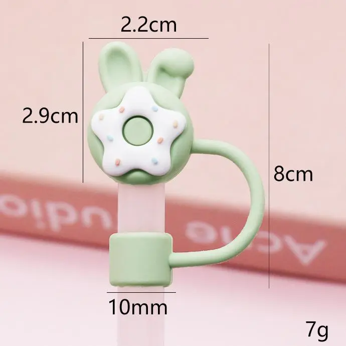 Green Rabbit Ear Donut 10mm
