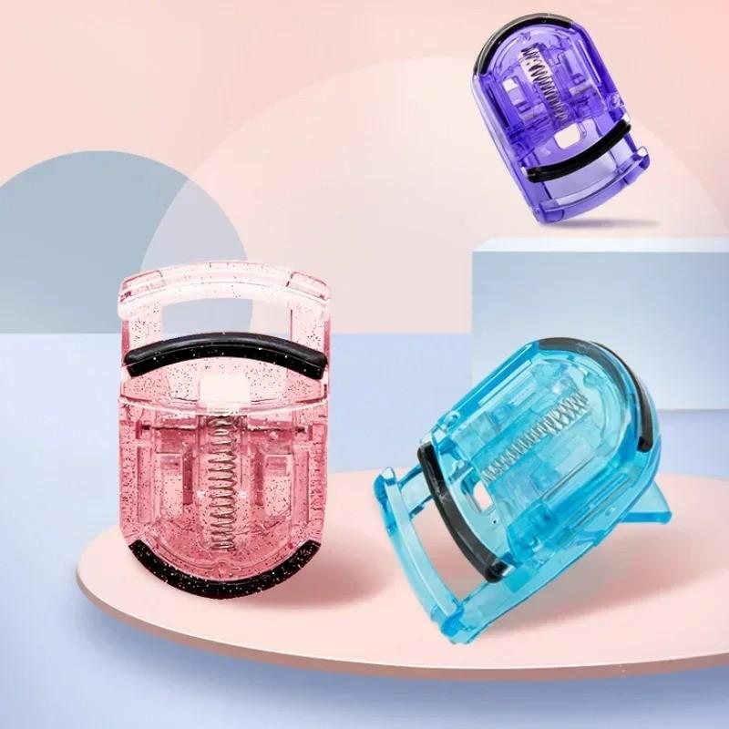 Mini Foldable Eyelash Curler, Compact and Portable, Suitable for Real and False Lashes, Multiple Colors Available, Perfect for Travel and Daily Makeup