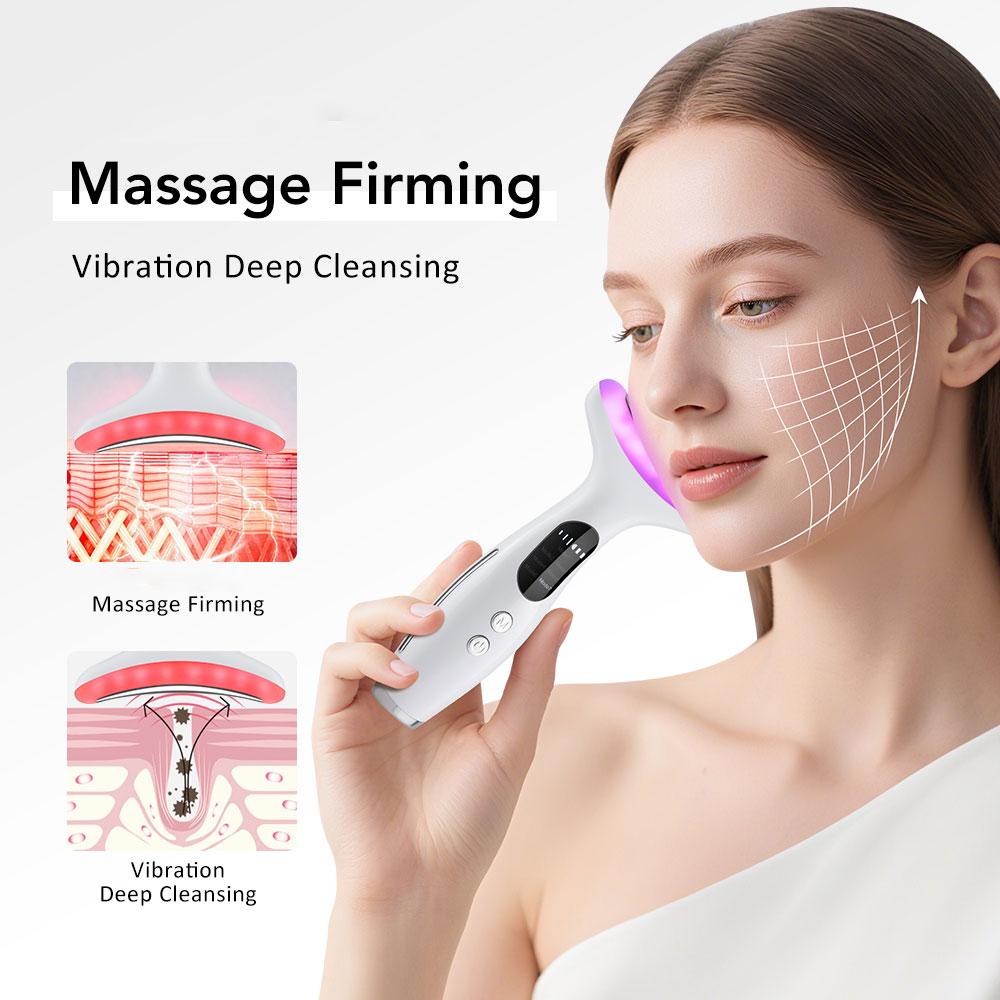 vibration facial massage Amazon.com: 7 Color Neck Face Massager Tool, Facial Massager for Skin Care  at Home, Face Sculpting Tool with Thermals, Vibration (White) : Beauty &  Personal Care main image 0