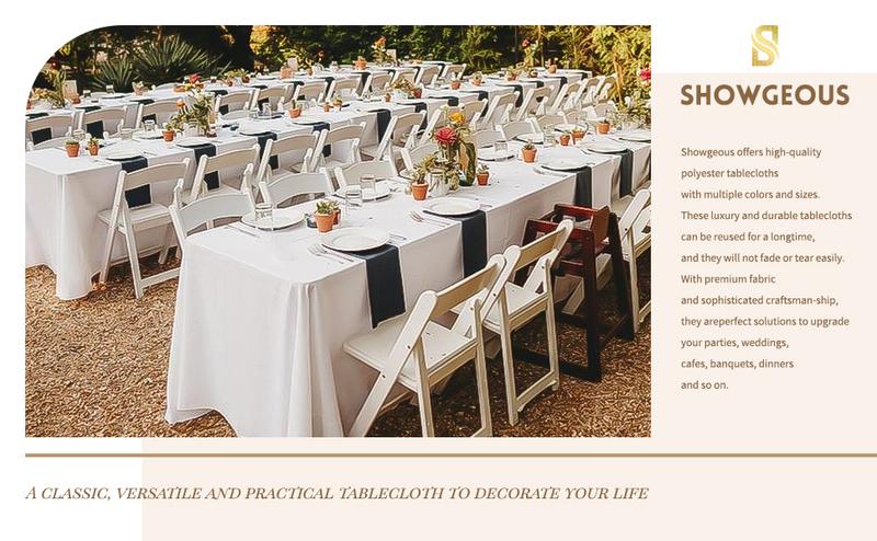 6/8/12-Pack 60×102 Inch Rectangle Tablecloths – Washable Polyester Table Covers for Wedding Receptions, Valentine’s Day, Baby Shower, Bridal Shower, Birthday Parties, Romantic Dinners, Buffet Tables, Outdoor Camping & 2026 Trendy Event Decor