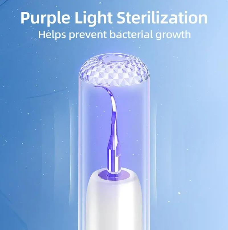 Glam Goddess Rechargeable Electric Teeth Cleaning Tool with Replacement Heads & Manual Auxiliary Cleaning Tools, Oral Irrigator for Home Use, Tartar Remover for Teeth,Remover Teeth Cleaning Kit