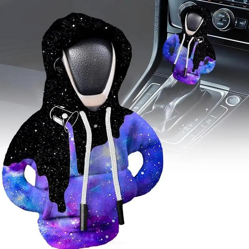 Car Gear Shift Cover, Car Automatic Shift Knob Cover, Winter Warm Car Gear Shift Hoodie, Universal Car Interior Decoration Accessories