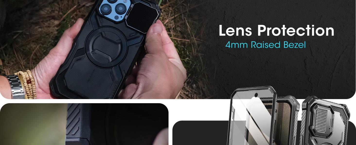 i-Blason Phone cases for iPhone 16 Pro Max / 16 pro / Plus MagSafe,Camera Control Button Cover,Camera Cover Stand,Military Protection,Full-Body Magnetic Phone Case with screen protector Smartphone Cellphone