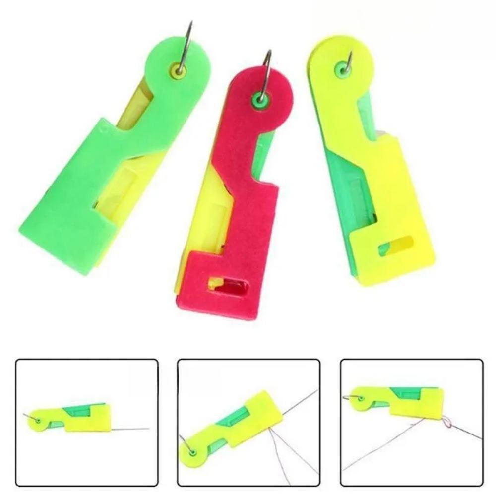 Automatic Sewing Machine Threader - Quick & Effortless Needle Threading Tool, Anti-Slip Guide for Easy Use, Reusable Threading Aid Compatible with Various Sewing Machine Models, Sewing Tools