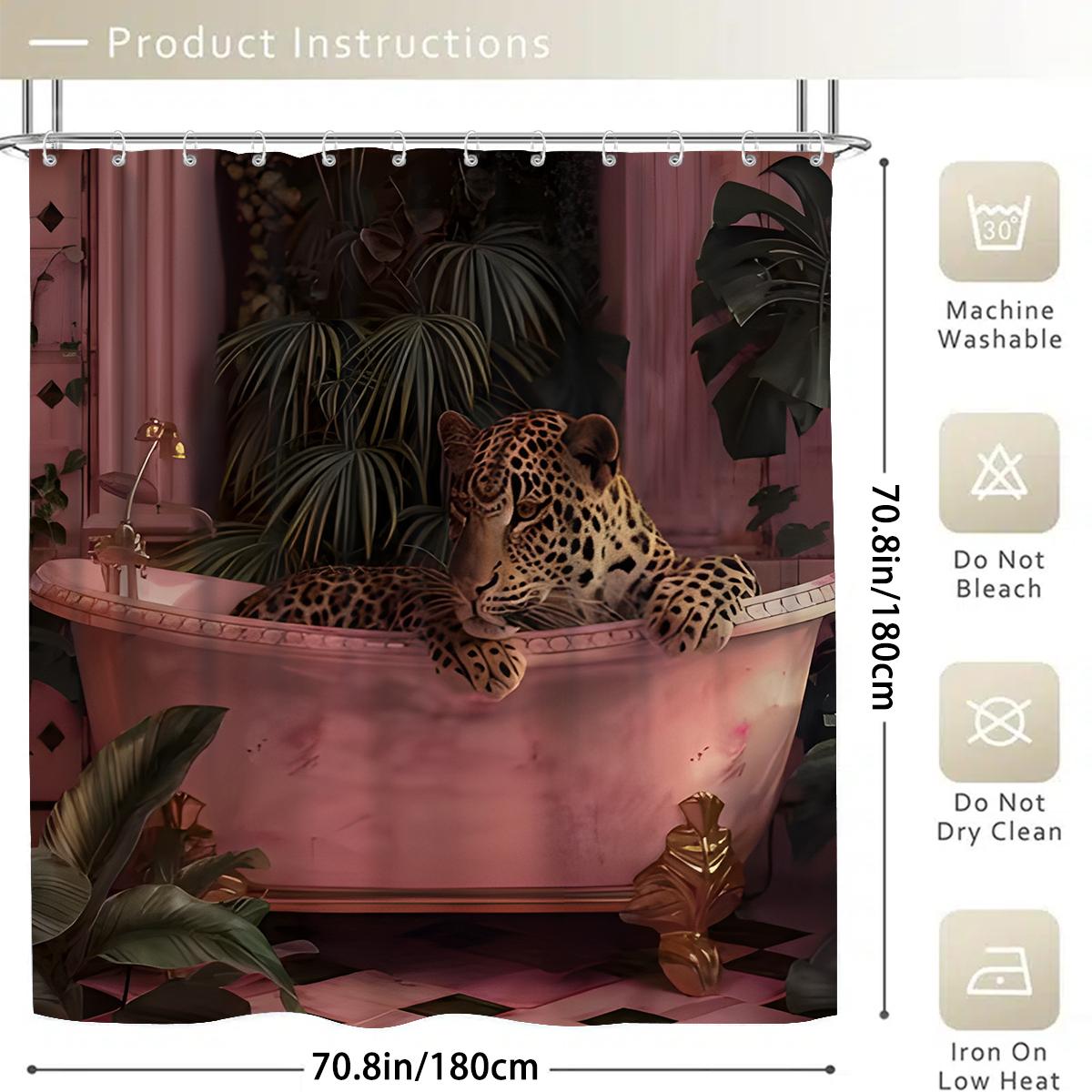 Sun & Moon Pattern Patchwork Shower Curtain Set, Colorful Bathroom Curtains with 12 Hooks, Ideal for Home Hotel Salon Dormitory, Bathroom Decoration Accessories