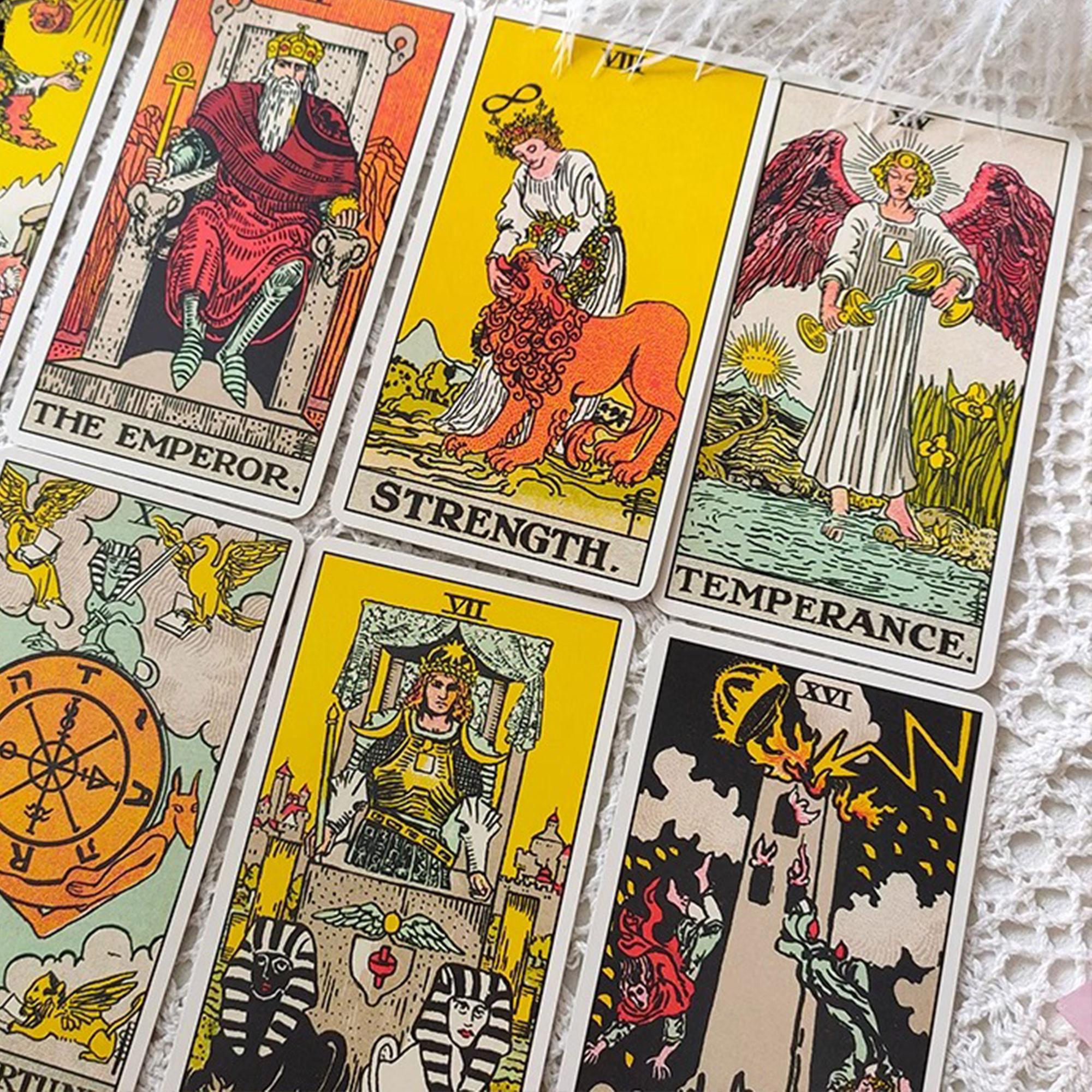 Witt Tarot Deck: Beginner-Friendly Set with Guidebook | Accessible Divination & Intuitive Practice | Perfect Holiday Gift (Christmas/Halloween/Thanksgiving)‌