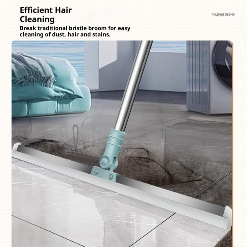 Multifunctional Silicone Floor Scraper, Extendable Glass Squeegee, Magic Silicone Broom, Home Kitchen Bathroom Cleaner Tool
