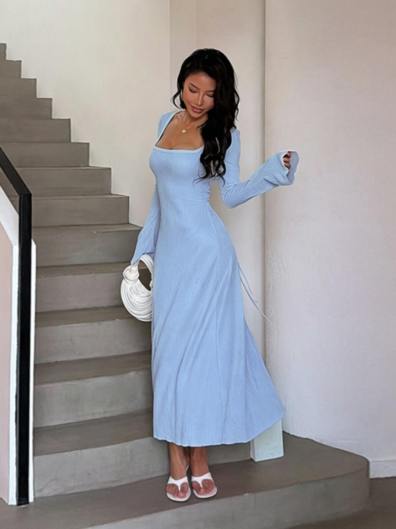 green prom dress with long sleeves Green Deep V Neck Long Sleeve Long Prom Dress With Thigh-High Slit US0 / Custom Color