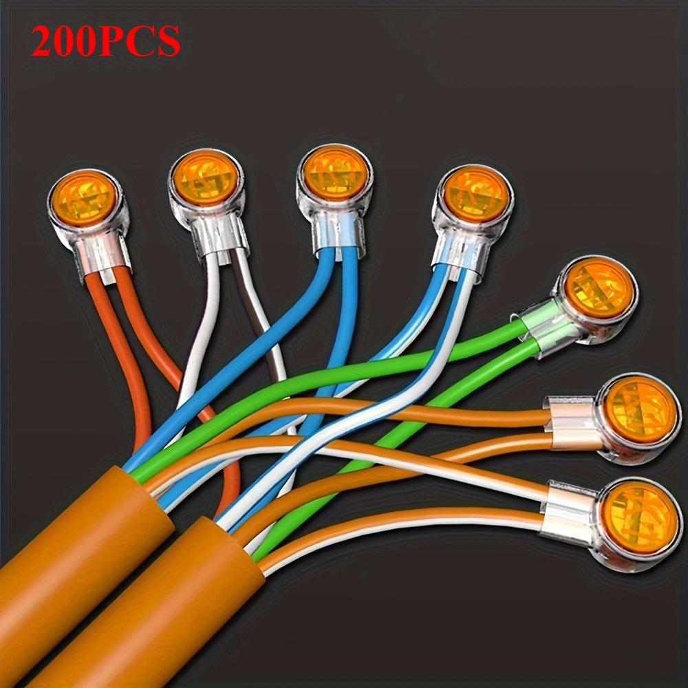 200pcs K1 K2 K3 Connector Crimp Connection Terminals Wiring Rj45 Ethernet Cable Connector Telephone Wire Terminals