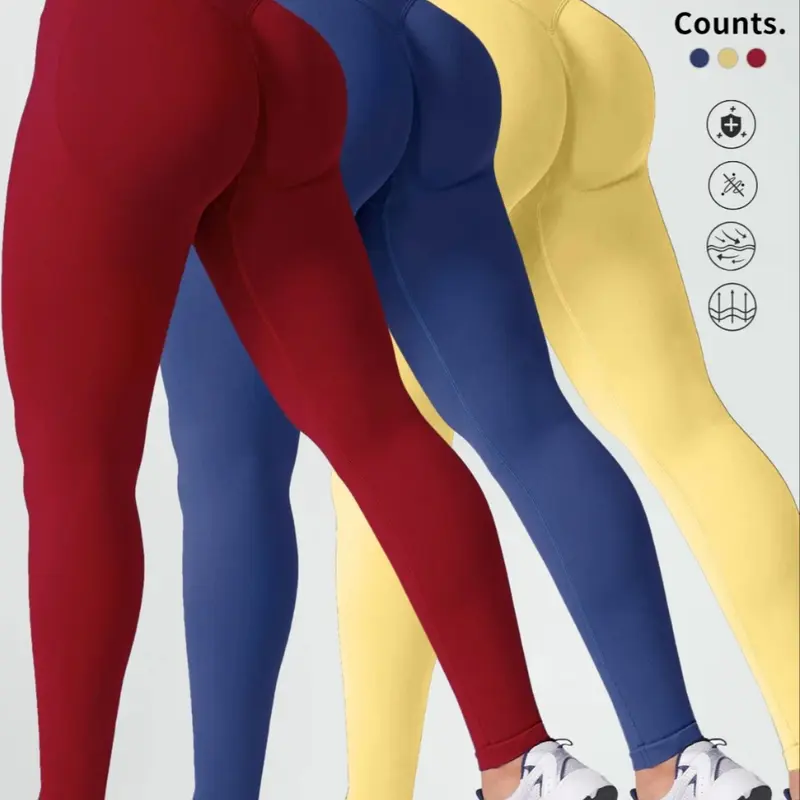 Women's High Waisted Compression Yoga Pants, Elastic Comfortable Hip Lift Design, Perfect for Gym and Daily Use