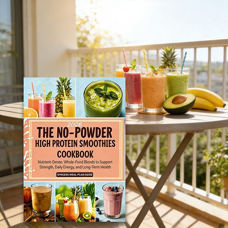 The No-Powder High Protein Smoothies Cookbook 2026: Nutrient-Dense, Whole-Food Blends to Support Strength, Daily Energy, and Long-Term Health