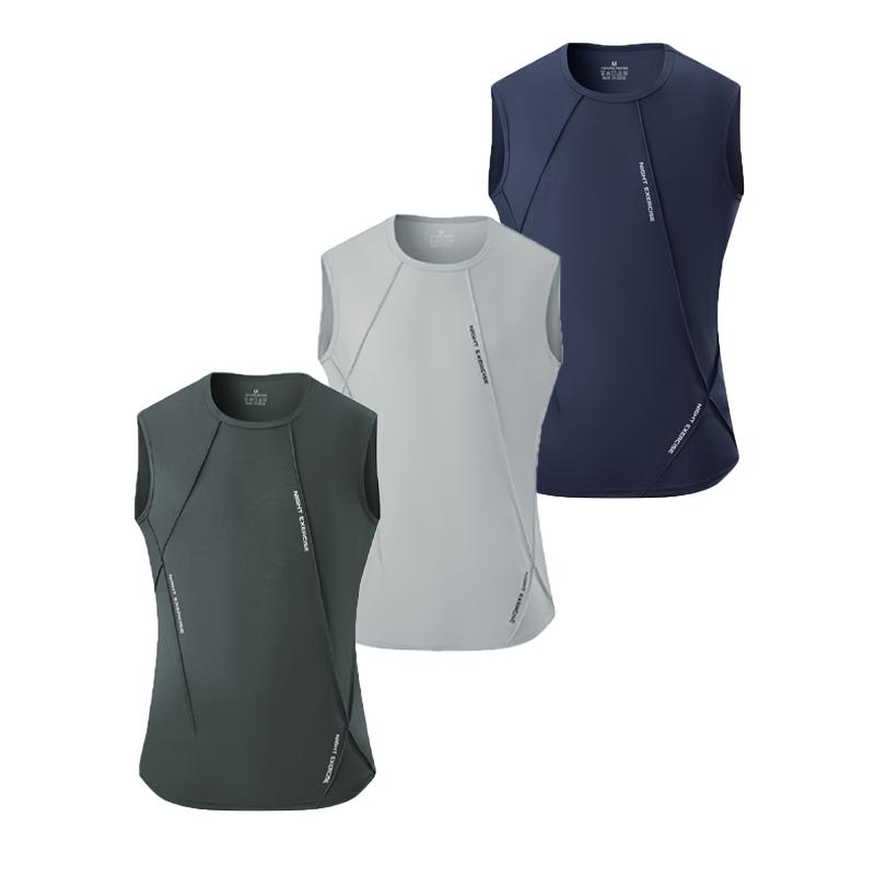 1/3 Pack Men's Breathable Quick Dry Sleeveless Tank Tops, Moisture Wicking Gym Workout Vests, Athletic Running Summer Sportswear