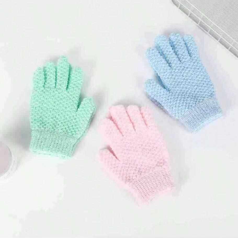 Exfoliating Bath Gloves, Thickened Elastic Shower Mitts, Home Use Daily Cleaning, Scrubbing Hand Gloves for Bathtub and Sink