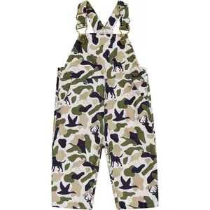Newborn Toddler Baby Boy Duck Deer Hunting Corduroy Suspender Pants Bib Overalls Little Hunter Fall Winter Outfits