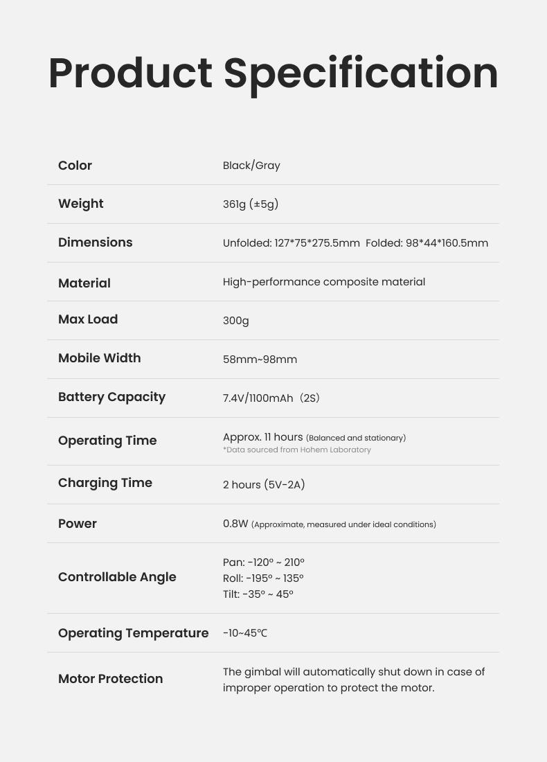 hohem iSteady X3 SE New Gimbal Stabilizer for iPhone, AI Facial Tracking,Smartphone Gimbal with Detachable Remote Control, Portable Foldable 3-Axis Phone Gimbal for Android & iPhone 17 series,Built-in Extendable Rod,Vlog Stabilizer,Selfie accessories