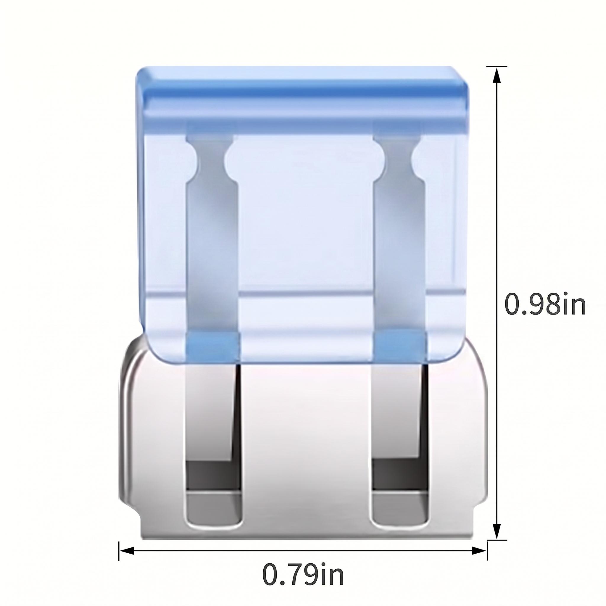 Push Paper Clips & Binder Clips, 40 Pack Medium Reusable Heavy Duty Clamps, No Damage No Marks, 50 Sheet Capacity for Office, School, Home Organization-YY2