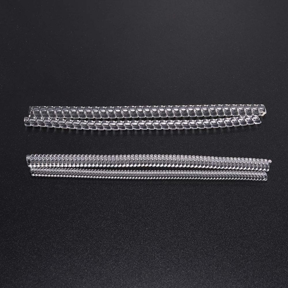 4pcs/lot Transparent Spiral Based Ring Tools Spring Coil Ring Size Adjuster Guard Tightener Reducer Resizing Tool For Jewelry