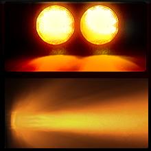 Nilight 4.5Inch 42W 4200LM Amber LED Light Pods Round Flood Light Off Road Lights Fog Lights Driving Roof LED Work Light with 16AWG Wiring Harness Kit-2 Leads dealsforyoudays