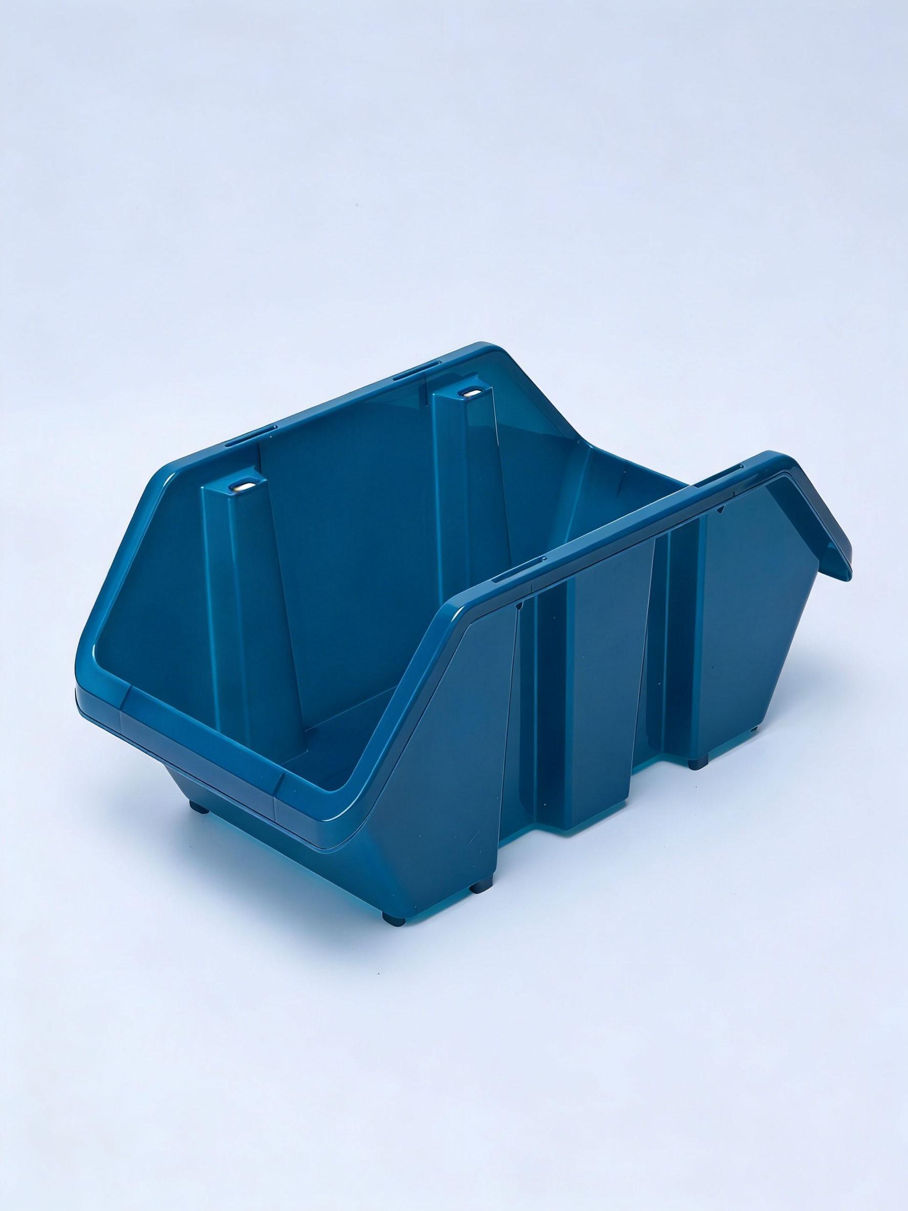 Stackable Slanted Storage Basket, Home Toy Organizer Box, Parts Separation Sorting Container, Multi-Purpose Household Storage Solution