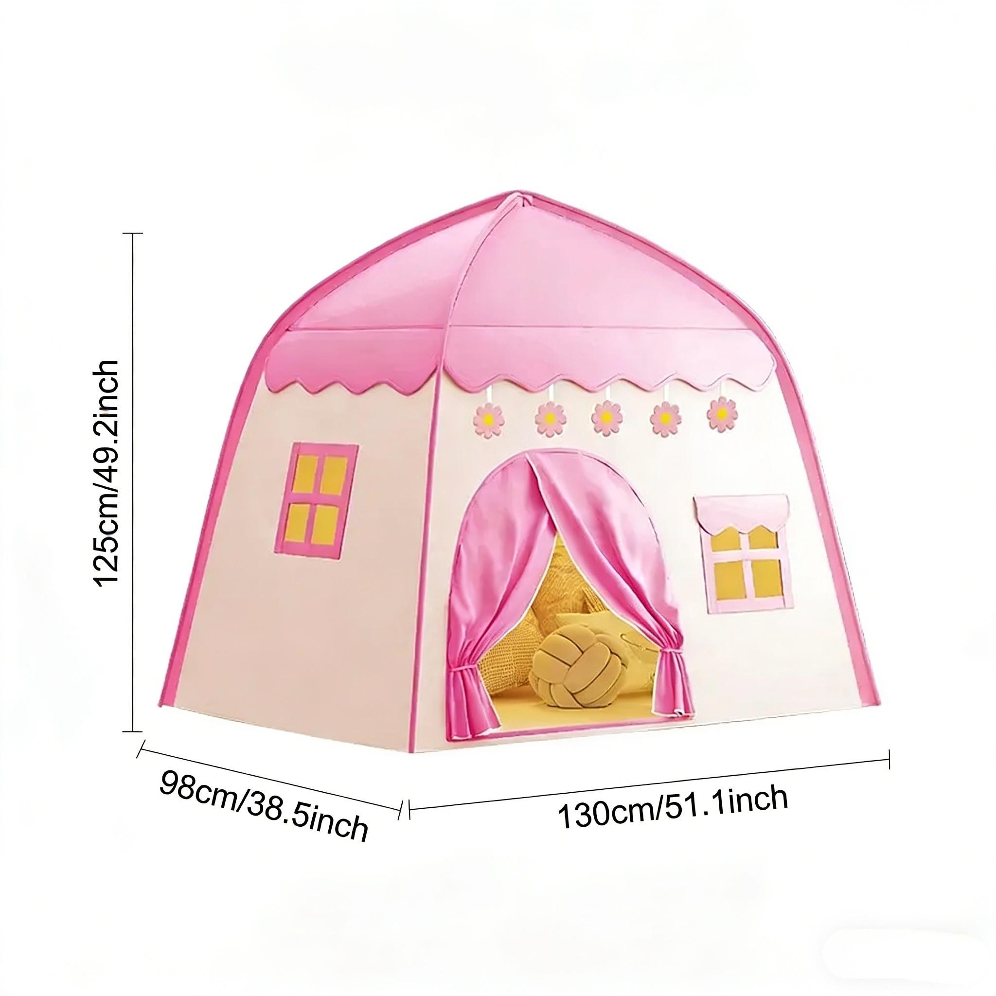 Princess Fairy Tale Toy Castle, Flower House for Kids, Outdoor Playhouse, Beach Toys, Perfect Holiday Gift for Boys and Girls