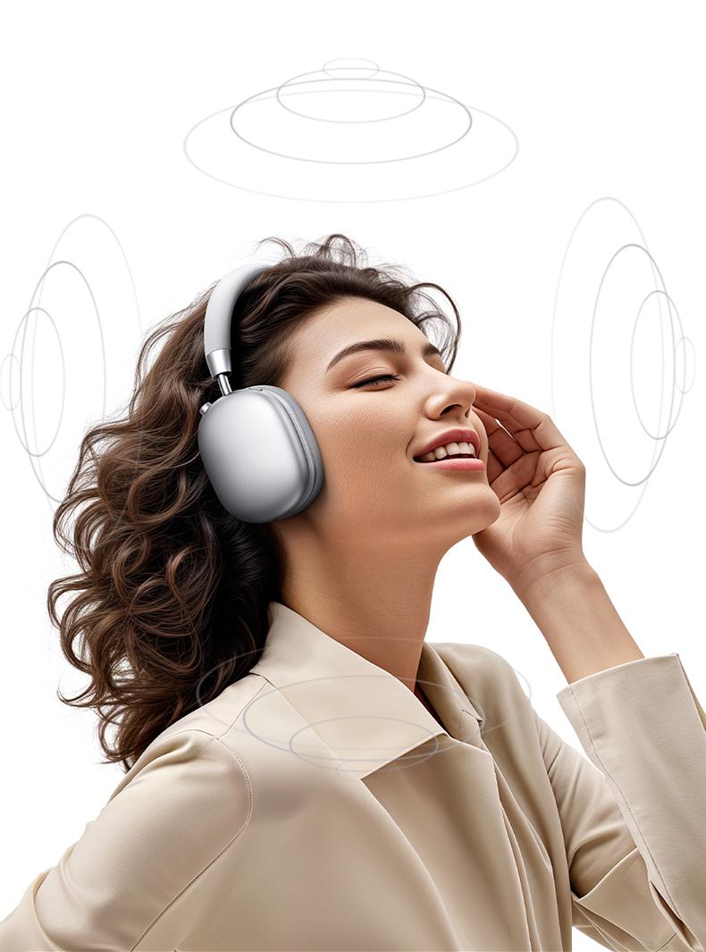 【Live broadcast exclusive】Picun F5 Wireless ANC Gym Headphones, -35dB noise cancellation headphones, Bluetooth 5.4 Low-Latency, Hi-Fi Audio, Personalized APP, Customizable EQ, comfortable for traveling and working, lightweight headset