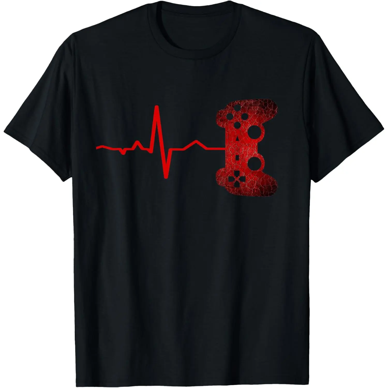 Gamer Heartbeat Gamer Gaming Video Games Boys Teen Graphic T-Shirt