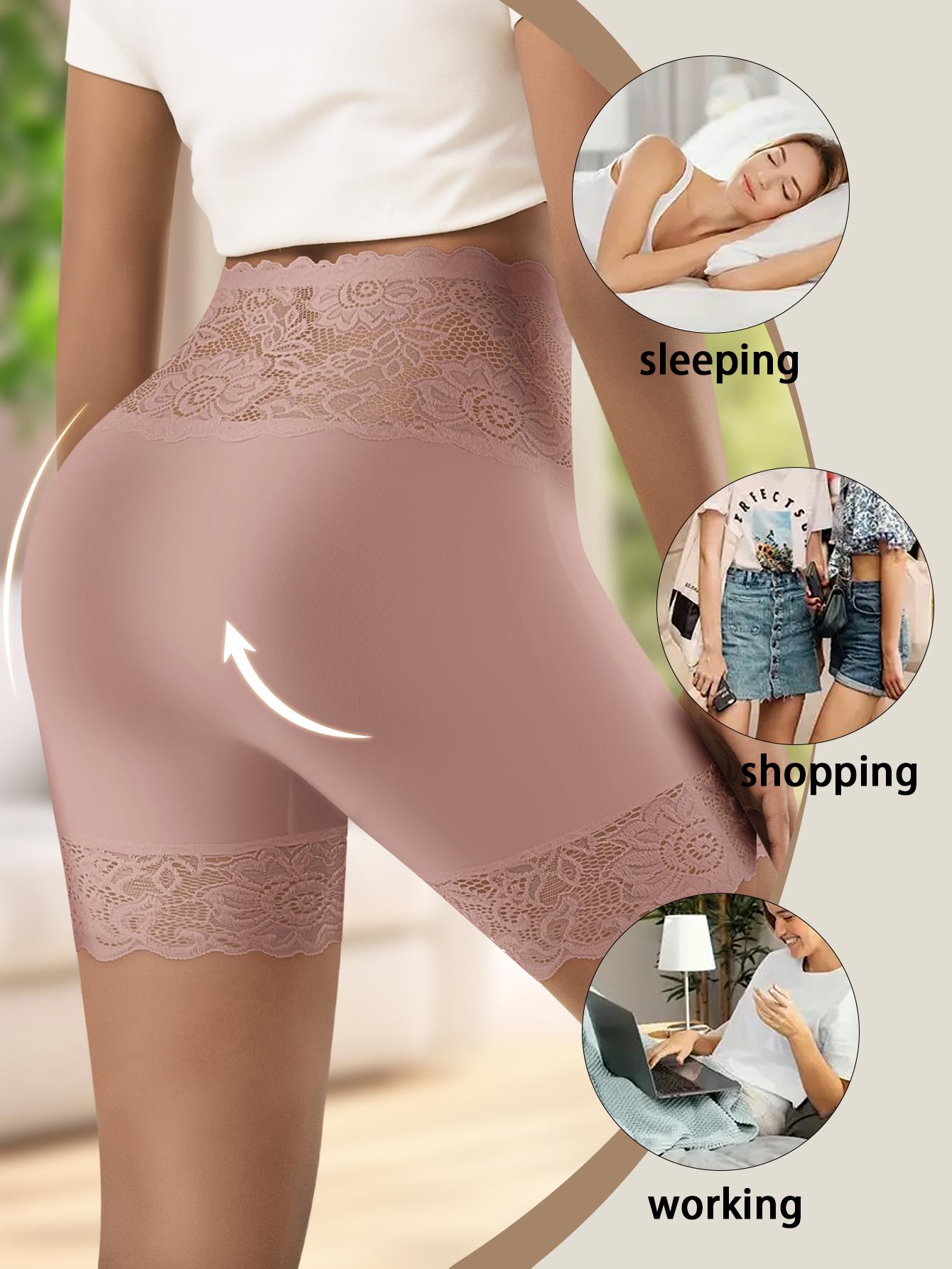 QUASTI 3/4/5/6 Pack Women's High-Waist Shapewear Shorts – Elegant Lace Design, Premium 86% Polyester Fabric for Silky Comfort, Seamless Tummy Control Shorts for Confident Everyday Wear, S-XXL QUASTI 3/4/5/6 Pack Women's High-Waist Shapewear Shorts – Elegant Lace Design, Premium 86% Polyester Fabric for Silky Comfort, Seamless Tummy Control Shorts for Confident Everyday Wear, S-XXL