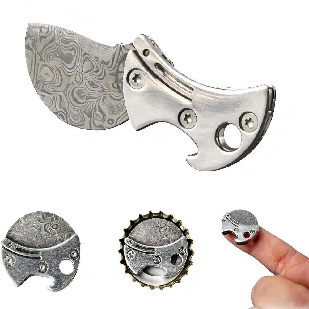 Mini Alloy Bottle Opener, Foldable Knife Wine Opener, Multi-Function Cutting Tool, Portable Alcohol Beverage Accessory
