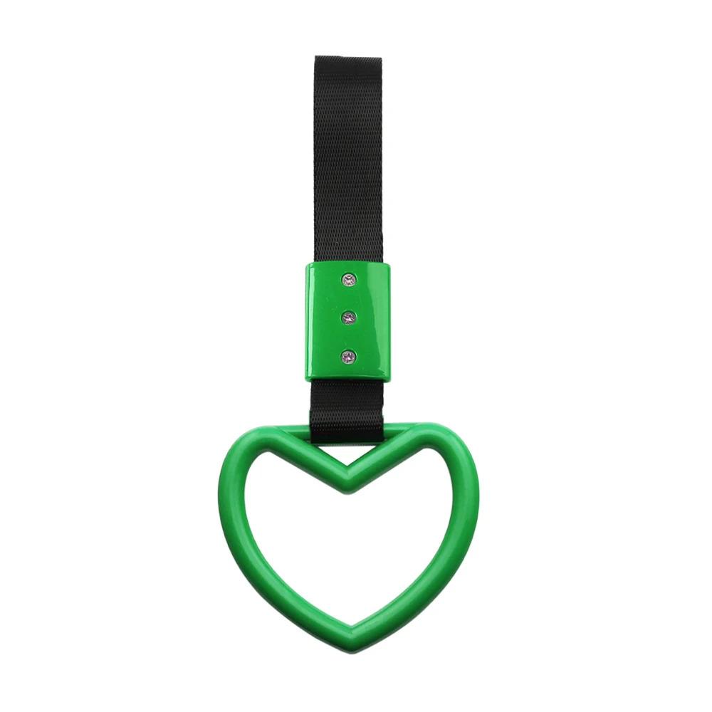 JDM Racing New Handle Hand Strap Heart Ring Styling Drift Charm Strap Drift Auto Accessories Car Strap Front and Rear Bumper Dec Automotive Decoration Automotive Decorative Accessories Aesthetic Car Accessory