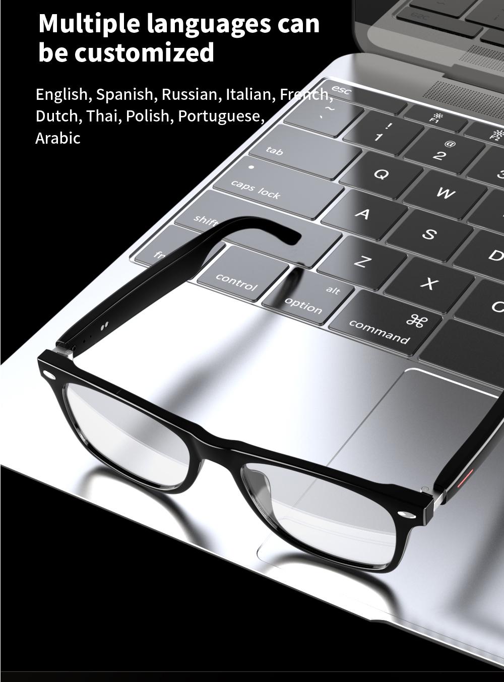 E13 Smart Glasses UV Protection Anti-Blue Light , Bluetooth Compatible for Men & Women , Multifunctional Wireless Glass fathersdaygift