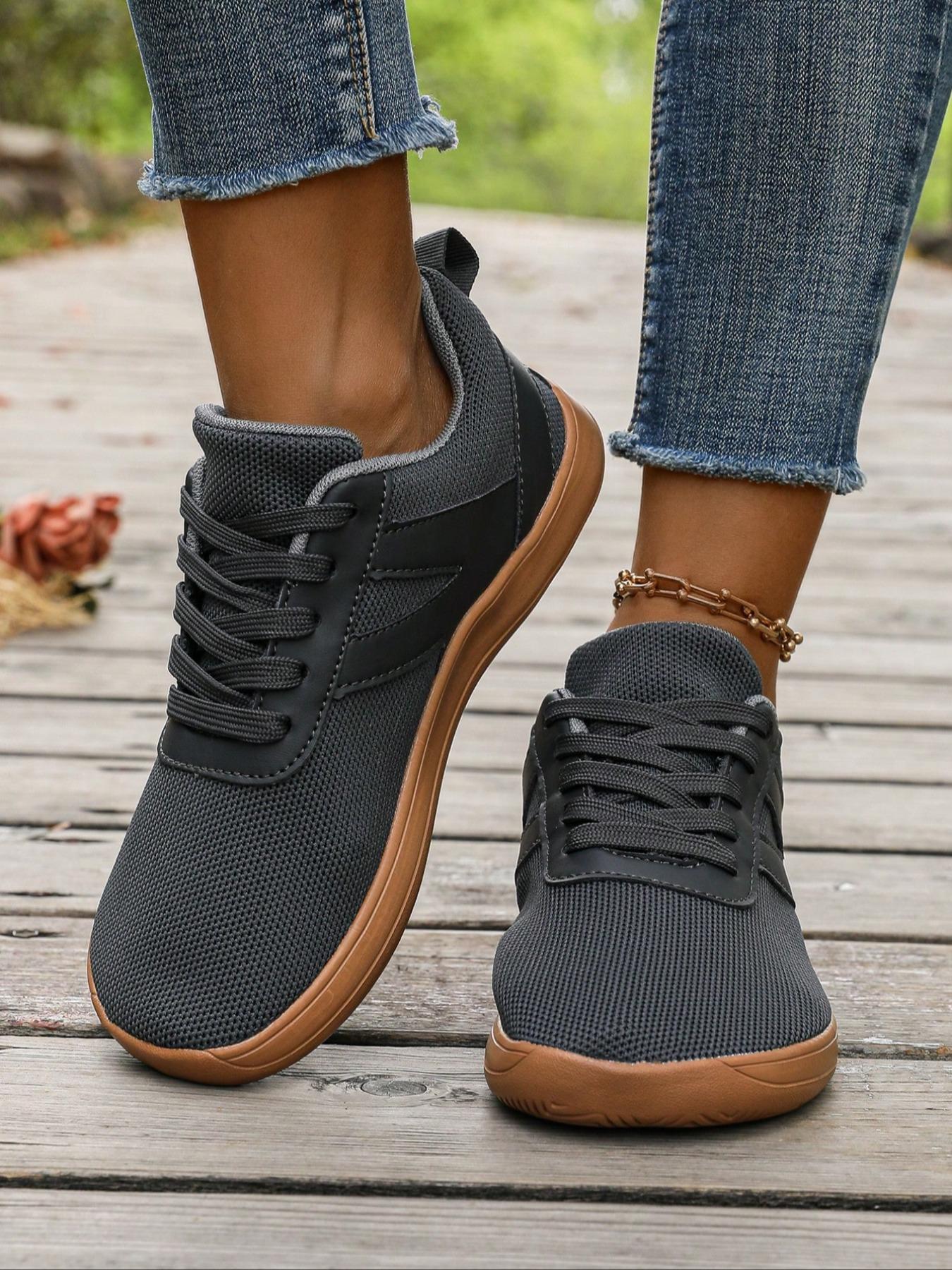 Women's Barefoot Sports Shoes, Wide Width, Light Color Design, Outdoor Long Walks, Walking and Tennis, Casual Tennis Shoes, Sport Style