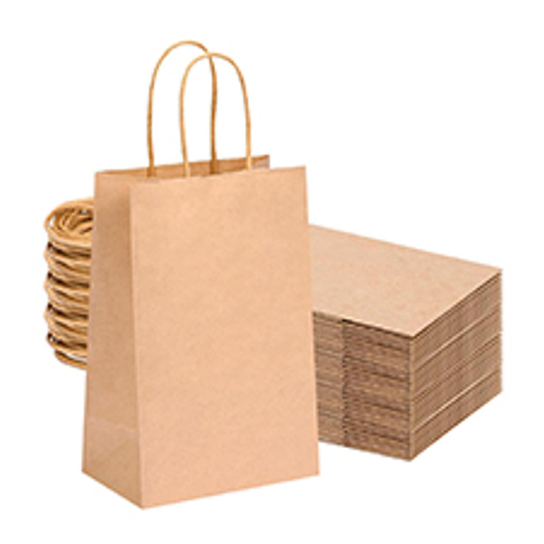 60pcs 16x6x12 Inch Large Kraft Paper Bags with Handles, Brown Gift Bags for Business Merchandise, Retail Store Use 60pcs 16x6x12 Inch Large Kraft Paper Bags with Handles, Brown Gift Bags for Business Merchandise, Retail Store Use