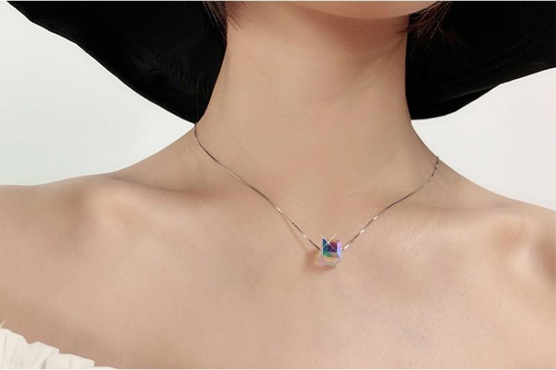 Universal Boxed Chopard Chain 40-55cm Long Chain, with Small Hole Pendant DIY Necklace Universal Chain Gift for Girlfriend