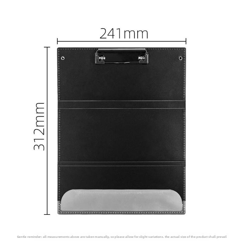 Tri-Fold PP Plastic Nursing Clipboard, Letter-Size 3-Panel Foldable Medical Folder Board, Portable Pocket Writing Pad Document Holder (In Stock)