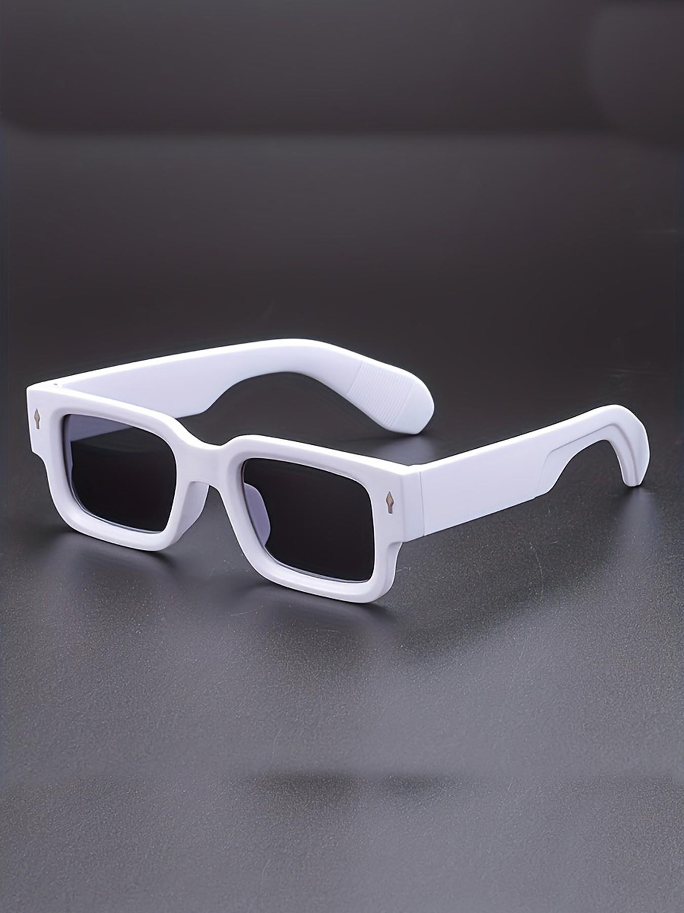 Men's Square Frame Sunglasses, Small Frame Eyeglasses, Fashionable and Comfortable, Ideal for Outdoor Activities, Parties, Travel, Driving, Fishing