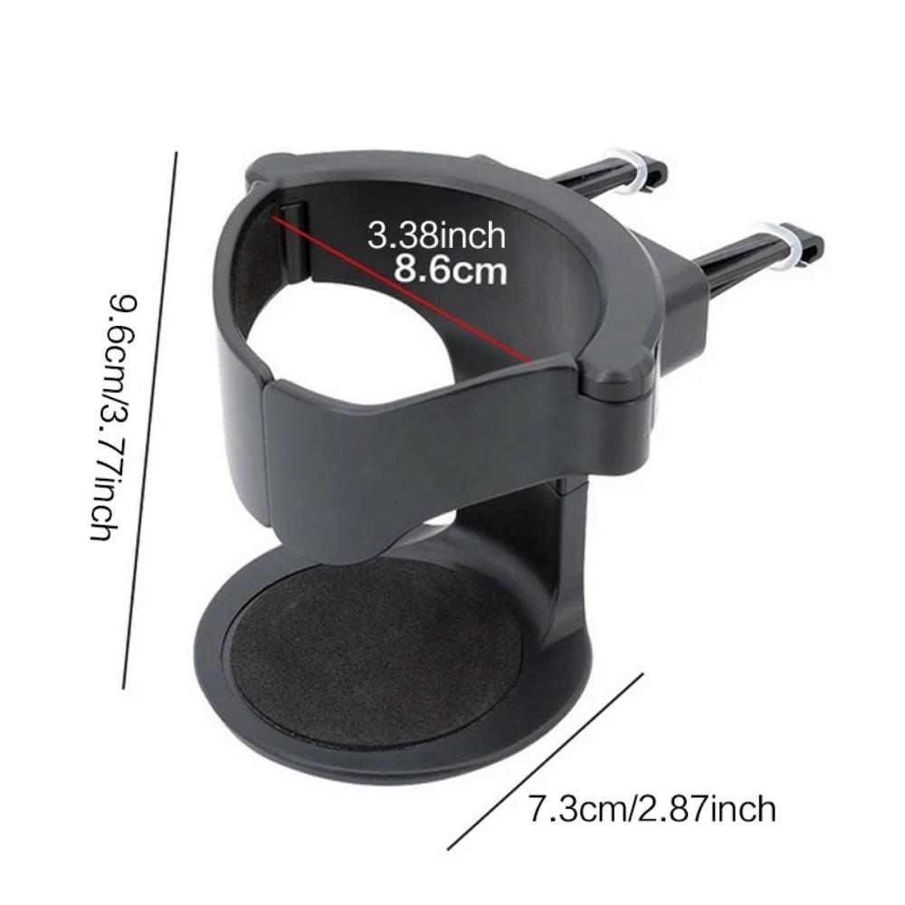 Universal Rotating Car Cup Holder Clip-On Drink Mount for Coffee Bottle Soda Can Auto Air Vent Organizer Accessories Practical Vehicle Storage