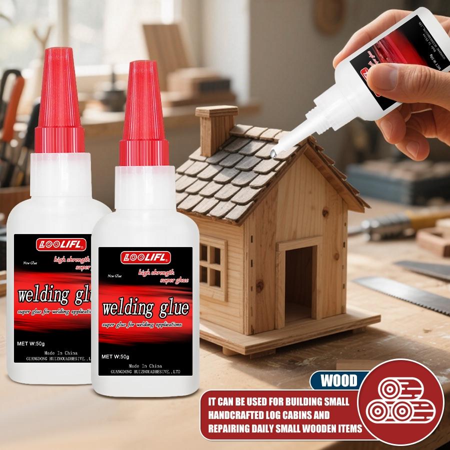 Super Strong Adhesive Glue, Transparent Glue Adhesive, 50g/bottle, Universal Tape Sealer, Fast Drying, Suitable for Projects & Repairs