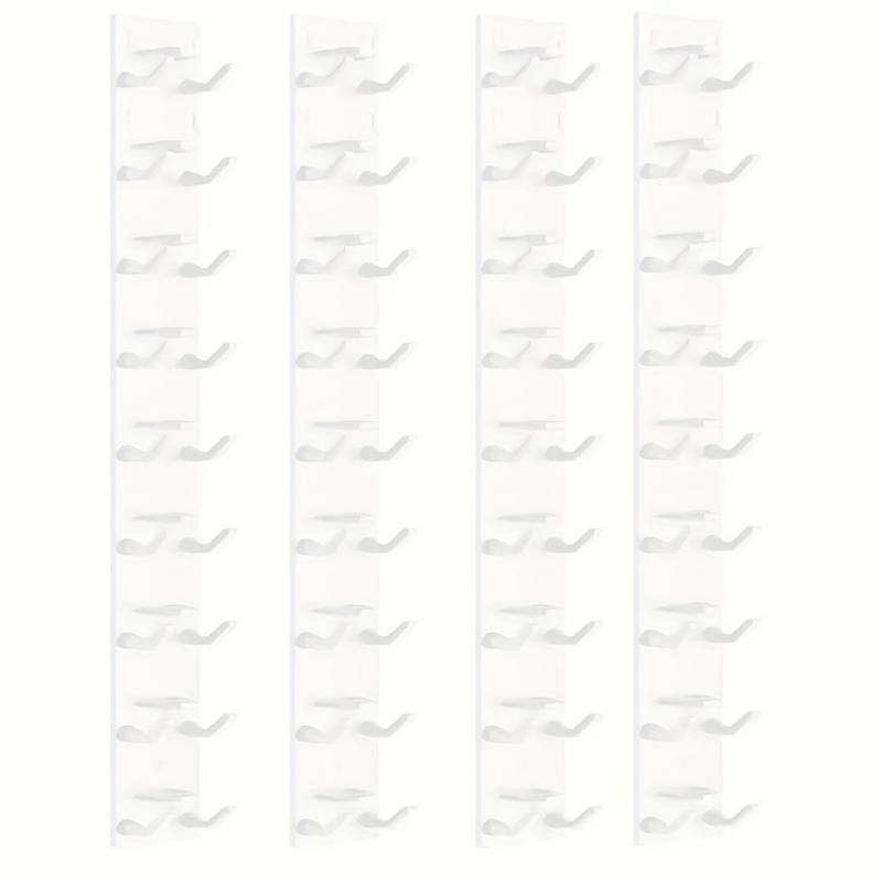 Round Wall Mounted Hat Rack, Strong Adhesive Multi Layer Cap Storage Organizer, Portable Plastic Display Stand for Closet Door and Bedroom, Hat Holder for Hanging