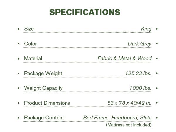 MUTICOR Storage Bed frame with 4 Drawers【Frame Only No Mattress】Upholstered Platform Bed with Button Tufted Adjustable Headboard,No Box Spring Needed，Full/King/Queen Bed Frame #TikTokShopBlackFriday #ChristmasGifts