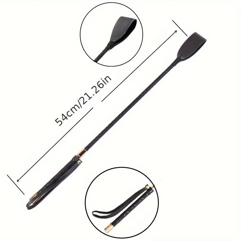 PU Leather Horse Riding Whip Professional Equestrian Training Crop Durable Lightweight Riding Dressage Trainer Tool for Horseback Use