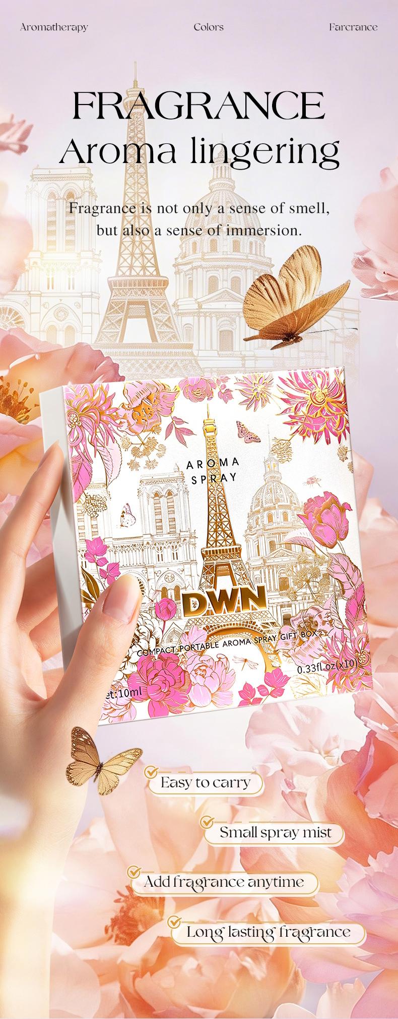 High-End Secret Perfume Set 10 X 10ML, Luxury Fragrances, Perfect Gift for Perfume Lovers, Perfume Sampler Set for Beginners