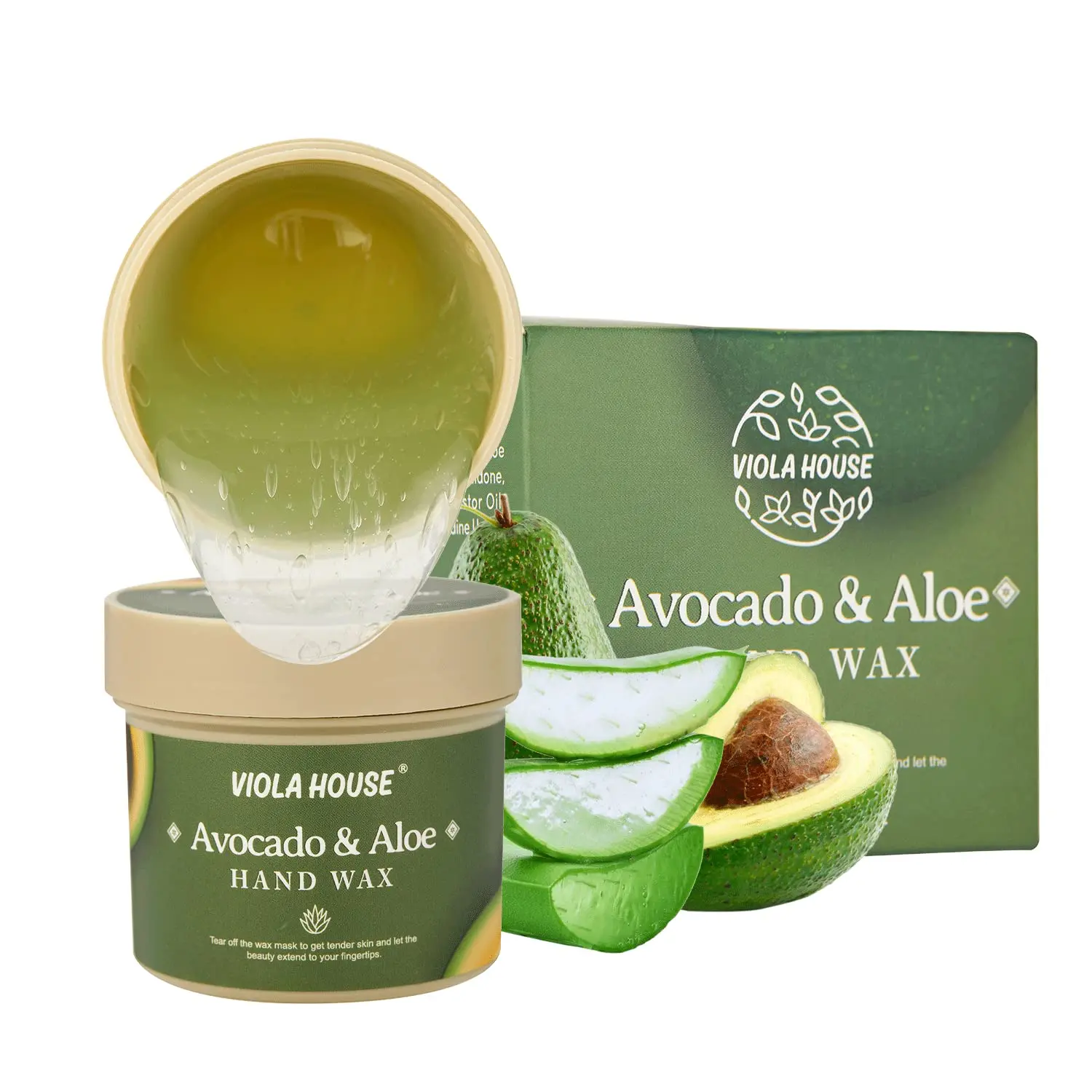 Hand Mask Avocado & Aloe Peel Off Hand Wax, Hand Peeling Masks - Moisturizing Hydrating Nourishing Exfoliating Hand Film, Hand Care Paraffin for Cracked, Dry, and Aging Hands, 150g : Beauty & Personal Care
