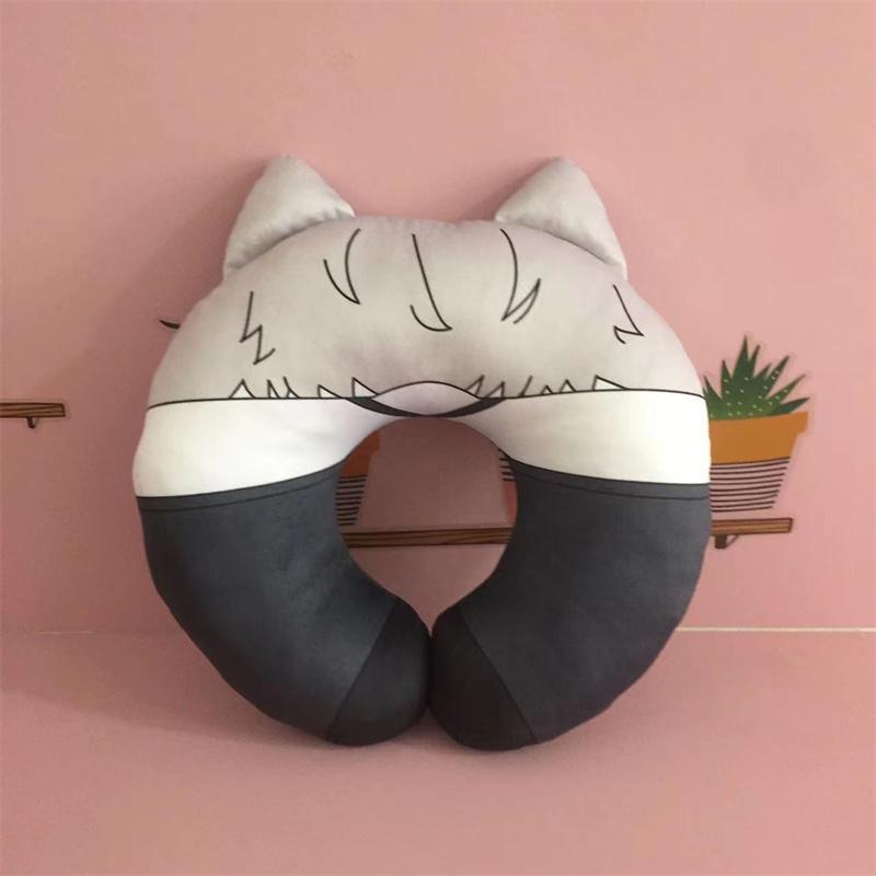 Bungou Stray Dogs Edogawa Rampo Cosplay Travel Neck Pillow Fyodor Dostoyevsky U-Shaped Plush Cushion Toy