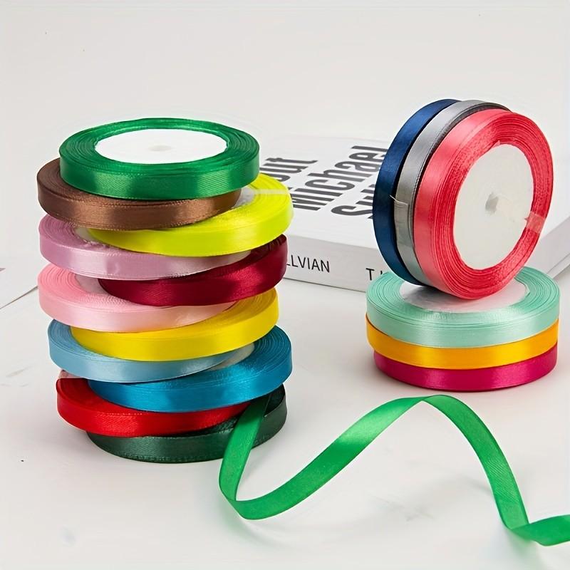 High-Quality Satin Ribbon Roll, Perfect for Wedding Decorations, Birthday Gift Wrapping, Party Setup, Christmas Display, Halloween Crafts