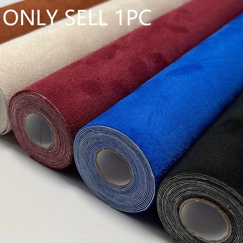 Self-Adhesive Faux Fur Fabric, 30x200cm, Back Glue Material, Ideal for Car Interior, Furniture, Gift Boxes, DIY Crafts, Background Decor