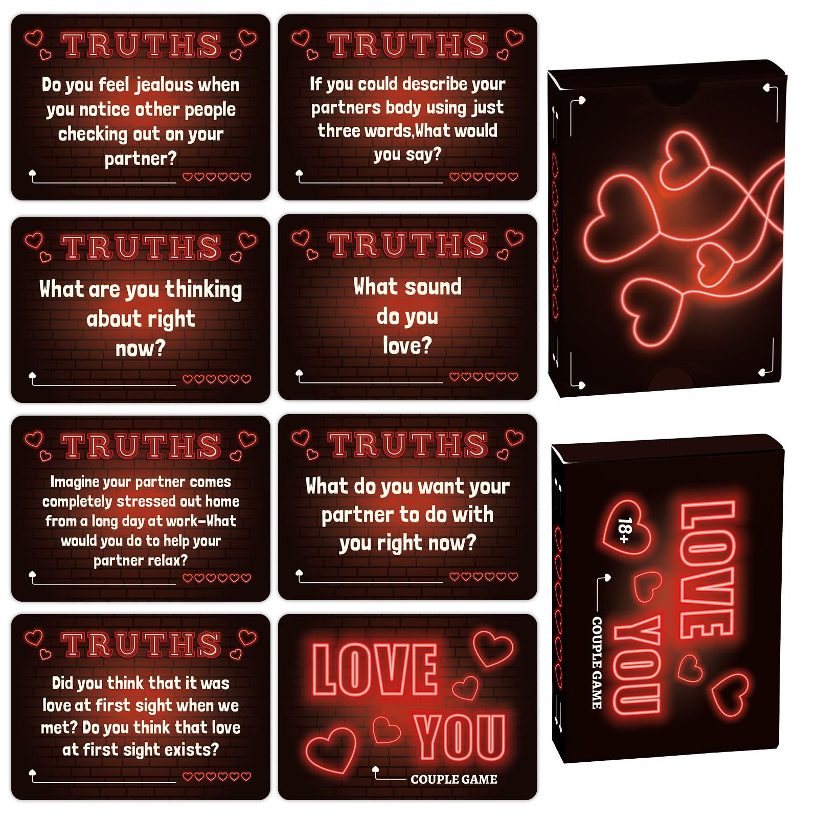Love You Couple Interaction Card Game, Truth or Dare, Intimate Task Challenges, Role Play, Date Night, Anniversary, Fun Couple Activities