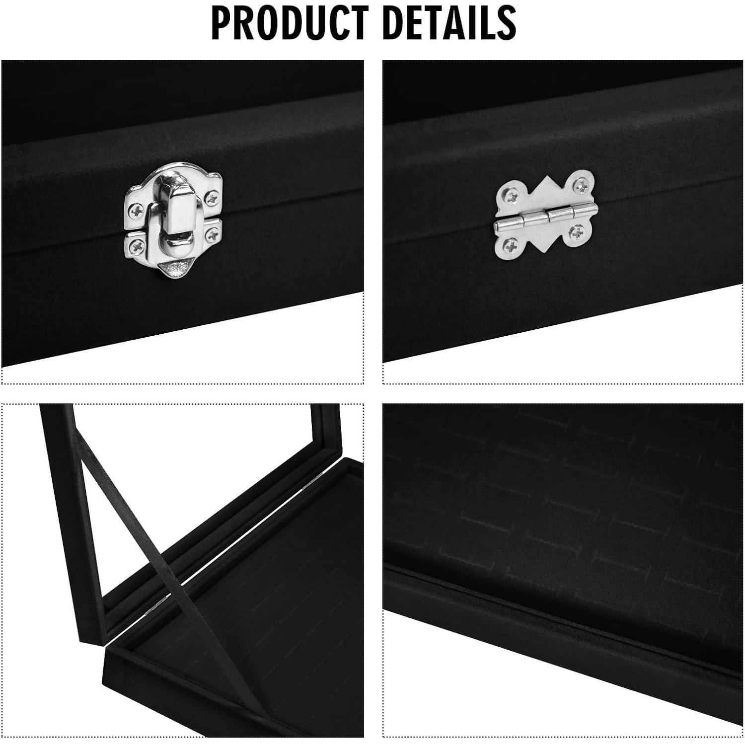 100-Slot Ring Organizer Tray - Transparent Cover Lined Storage Box, Protective Earring-Compatible Design, Fits Various Sizes for Personal Use & Display