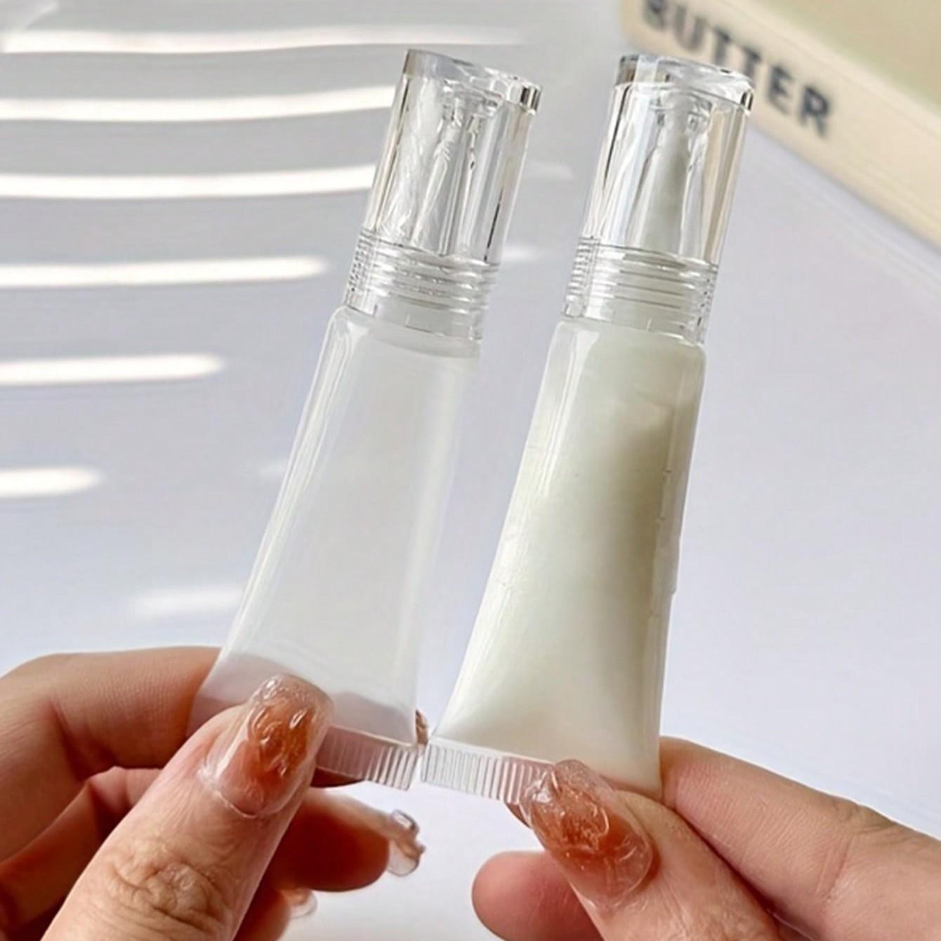 Mini Travel Pump Bottle Set, Reusable Plastic Design for Liquid Cosmetics & Skincare Essentials, Makeup Container, Ideal for On-The-Go Use