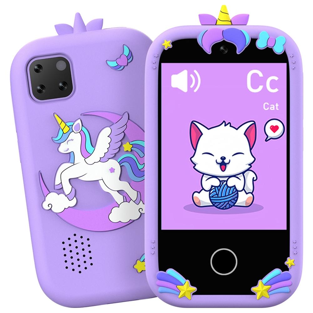 FUFFi-Kids Phone, Cute Horse/dinosaur Design, 2.8 Inch Screen,3MP Camera, Flashlight/picture/voice Recording/learning/games Toy Phone, Learning Tool FUFFi-Kids Phone, Cute Horse/dinosaur Design, 2.8 Inch Screen,3MP Camera, Flashlight/picture/voice Recording/learning/games Toy Phone, Learning Tool